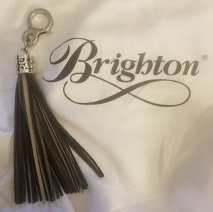 Brighton Purse Accessory Leather Pewter Swag